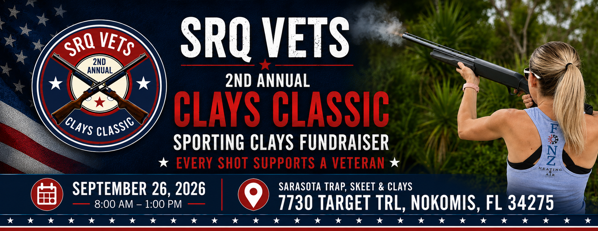 SRQ VETS Clays Classic - Sponsorship Opportunities